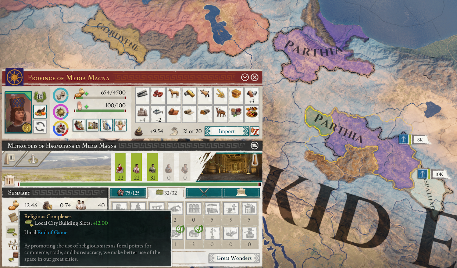 Tall Parthia with high research